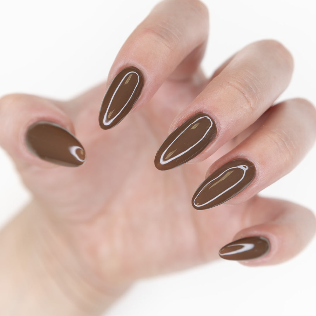 Gelousy Coffee Bean Gel Nail Polish - Lifestyle Nail Image