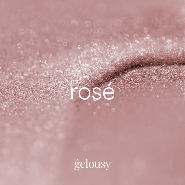 Gelousy Rosé Gel Polish - Glitter Inspirational Image