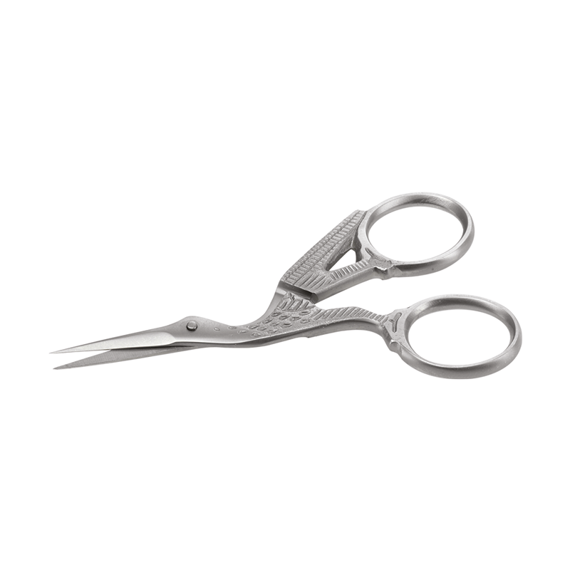 Silver Platted Stork Scissors