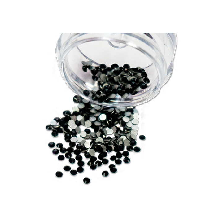 Jet Black Rhinestones