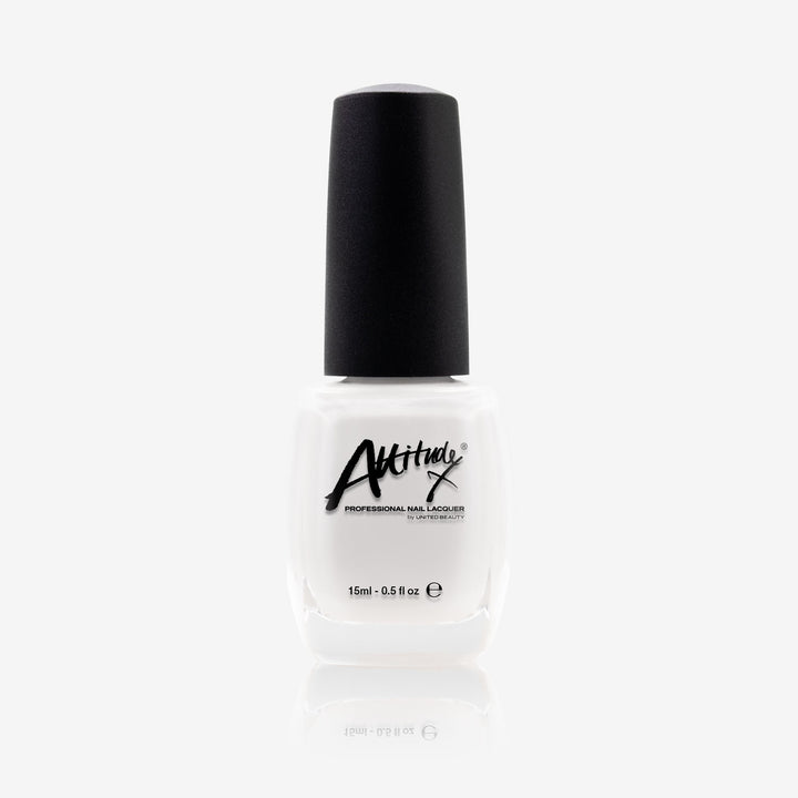 031A Attitude Snow White Nail Laquer Polish