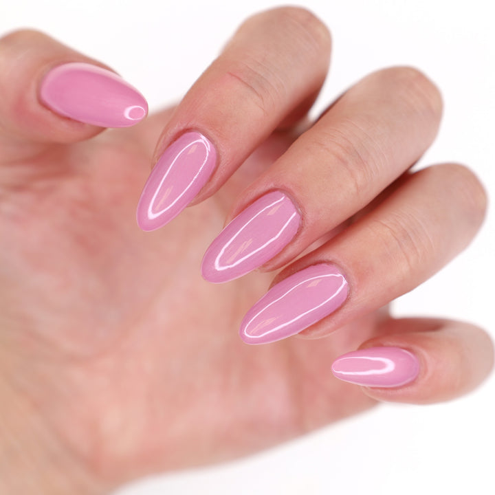 Gelousy Blush Gel Polish -  Lifestyle Image of Pink Nails