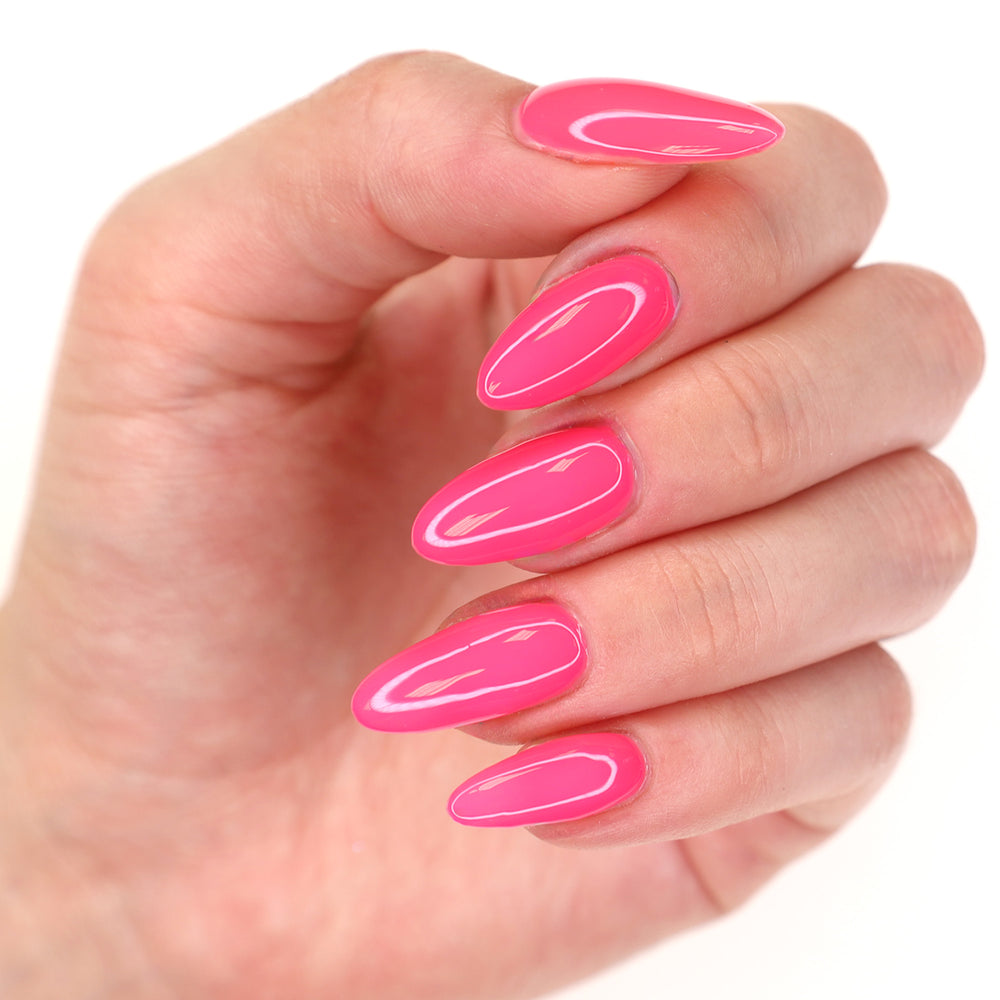 Gelousy Waterlily Gel Polish - Lifestyle Image of Pink Nails