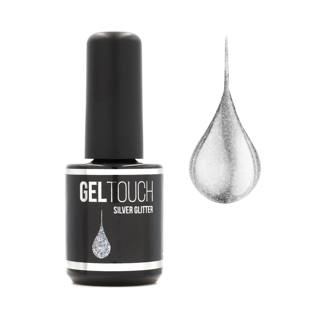 HEMA-FREE Gel Touch - Silver Glitter - 8ml