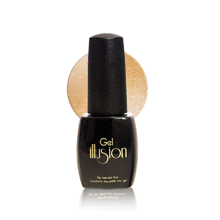 Gel Illusion LED Topcoat - Gold - 14ml